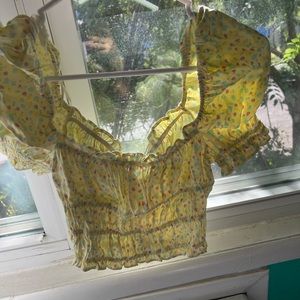 Soft spring short sleeve top from Zara